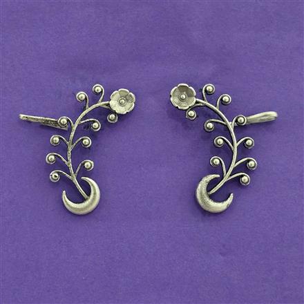 Earcuff With Oxidised Plating