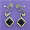 Classic Earring With Oxidised Plating