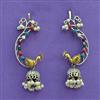 Oxidised Earcuff With 2 Tone Plating