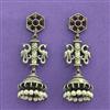 Jhumki With Oxidised Plating
