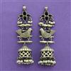 Jhumki With Oxidised Plating