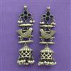 Jhumki With Oxidised Plating