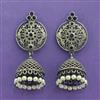 Classic Earring With Oxidised Plating