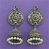 Classic Earring With Oxidised Plating
