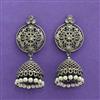Classic Earring With Oxidised Plating