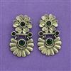 Delicate Earring With Oxidised Plating
