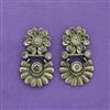 Delicate Earring With Oxidised Plating