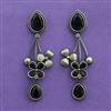 Classic Earring With Oxidised Plating