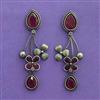 Classic Earring With Oxidised Plating