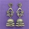 Jhumki With Oxidised Plating