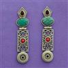 Classic Earring With Oxidised Plating