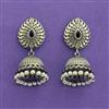 Jhumki With Oxidised Plating