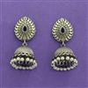 Jhumki With Oxidised Plating