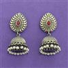 Jhumki With Oxidised Plating