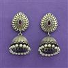 Jhumki With Oxidised Plating
