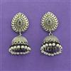 Jhumki With Oxidised Plating