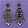 Classic Earring With Oxidised Plating
