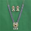 Oxidised Classic Necklace Set With 2 Tone Plating