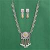 Oxidised Classic Necklace Set With 2 Tone Plating