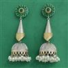 Oxidised Jhumki With 2 Tone Plating