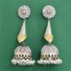 Oxidised Jhumki With 2 Tone Plating