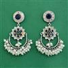 Oxidised Classic Earring With 2 Tone Plating