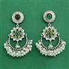 Oxidised Classic Earring With 2 Tone Plating