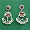 Oxidised Classic Earring With 2 Tone Plating