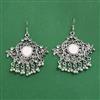 Classic Earring With Oxidised Plating