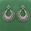 Classic Earring With Oxidised Plating