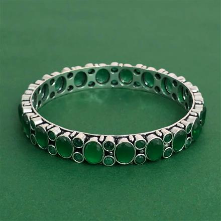 Classic Kada With Oxidised Plating Size 2.6