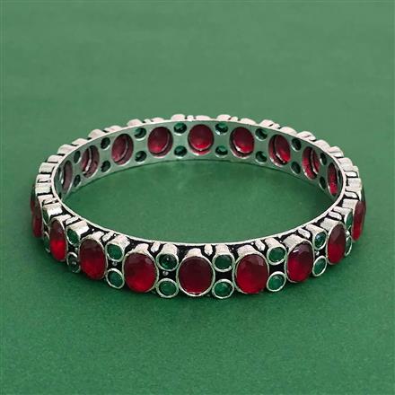 Classic Kada With Oxidised Plating Size 2.6