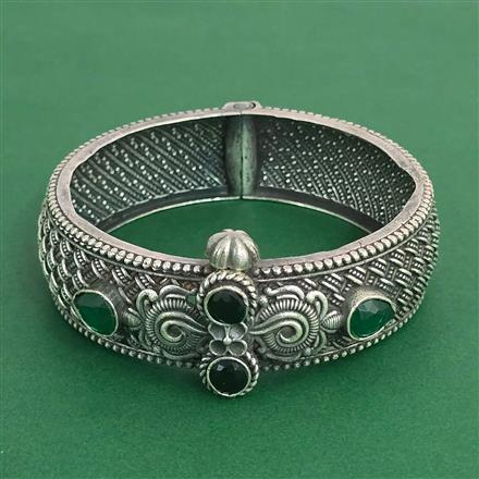 Openable Kada With Oxidised Plating