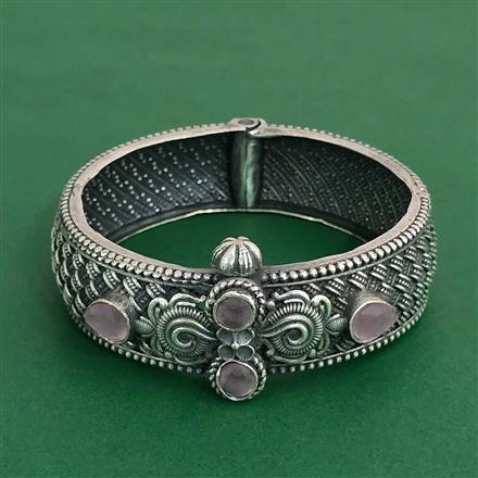 Openable Kada With Oxidised Plating