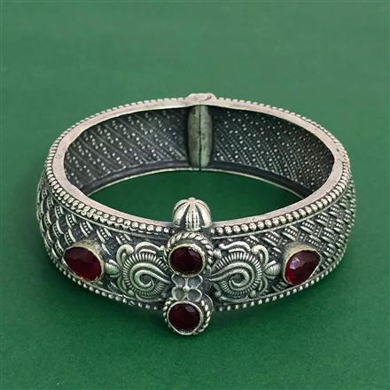 Openable Kada With Oxidised Plating