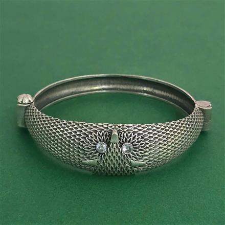 Openable Kada With Oxidised Plating