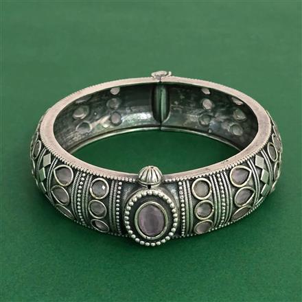 Openable Kada With Oxidised Plating