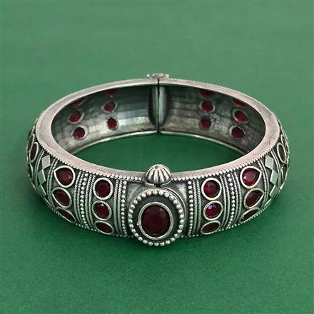 Openable Kada With Oxidised Plating