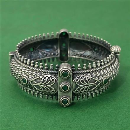 Openable Kada With Oxidised Plating