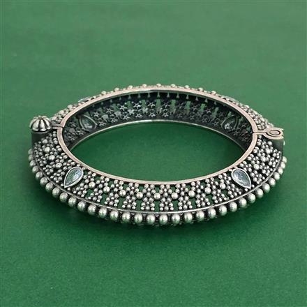 Openable Kada With Oxidised Plating