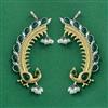 Oxidised Earcuff With 2 Tone Plating