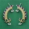 Oxidised Earcuff With 2 Tone Plating