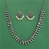 Classic Necklace With Oxidised Plating