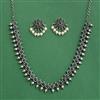 Classic Necklace With Oxidised Plating
