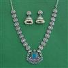 Classic Necklace With Oxidised Plating