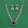 Classic Necklace With Oxidised Plating