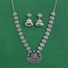 Classic Necklace With Oxidised Plating