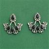 Classic Earring With Oxidised Plating
