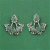 Classic Earring With Oxidised Plating