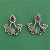 Classic Earring With Oxidised Plating